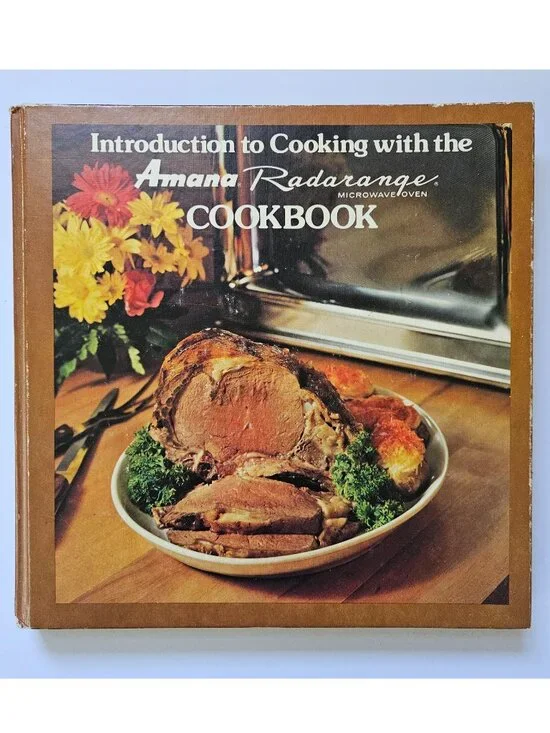 Introduction to Cooking Amana Radarange Microwave Oven Cookbook 1980 cottagecore - Picture 1 of 16
